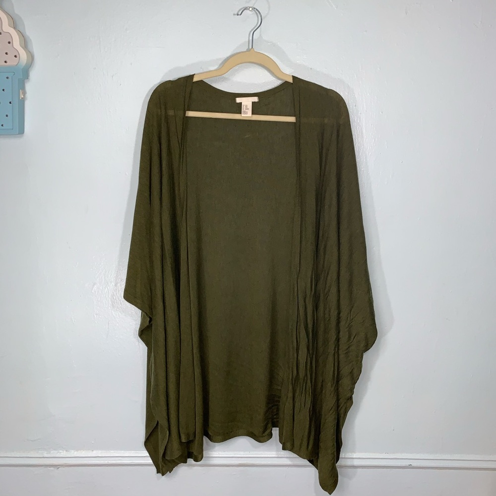H&M: Olive Cardigan